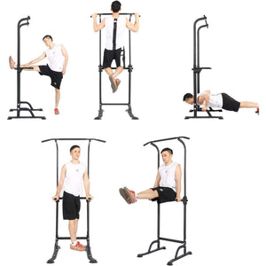Multi-Function Power Tower Pull-Up & Dip Station
