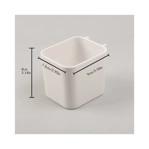 Wall-Mounted Pegboard Organizer with Hooks and Bins