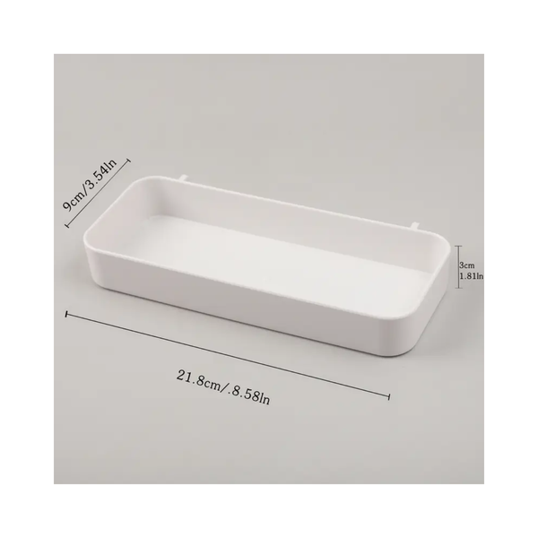 Wall-Mounted Pegboard Organizer with Hooks and Bins