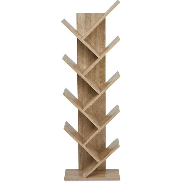 Arlo Tree-Style Bookshelf - 8-Tier Book Rack