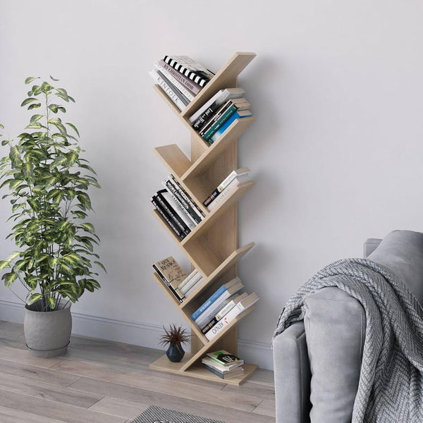Arlo Tree-Style Bookshelf - 8-Tier Book Rack