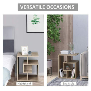 Vexa Side Table - Scandinavian Style Shelf Unit