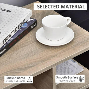 Vexa Side Table - Scandinavian Style Shelf Unit