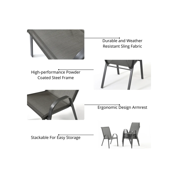 Patio Chairs - Set of 2