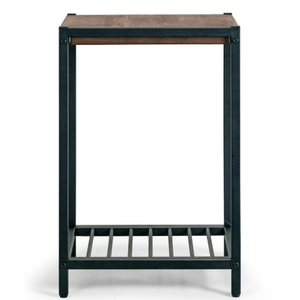 LoftEdge Industrial Side Table