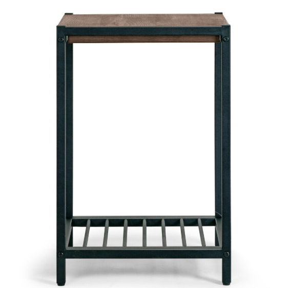 LoftEdge Industrial Side Table
