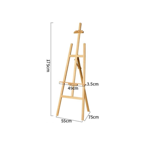Wooden Easel Tripod Stand (175cm)