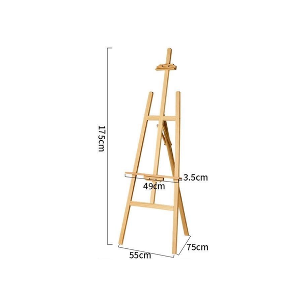 Wooden Easel Tripod Stand (175cm)