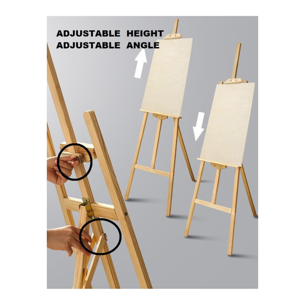 Wooden Easel Tripod Stand (175cm)