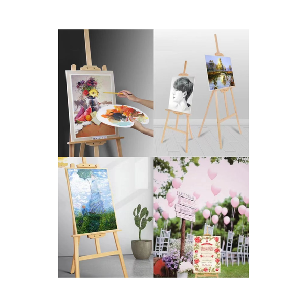 Wooden Easel Tripod Stand (175cm)