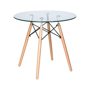 Round Glass Dining/Coffee Table