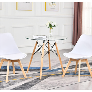 Round Glass Dining/Coffee Table