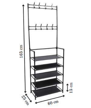 Strato 5-Tier Rack with Hooks
