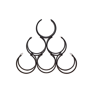 6-Bottle Pyramid Metal Wine Rack