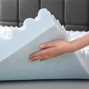 Convoluted Foam Comfortable Mattress Topper - Queen