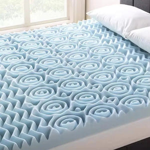 Convoluted Foam Comfortable Mattress Topper - Queen