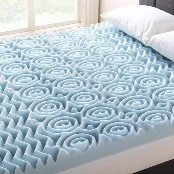 Convoluted Foam Comfortable Mattress Topper - Queen