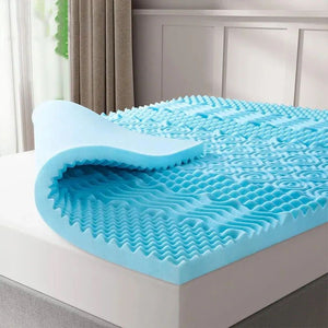 Convoluted Foam Comfortable Mattress Topper - Queen