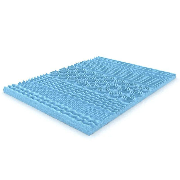 Convoluted Foam Comfortable Mattress Topper - Queen