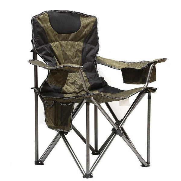 Extra-Large Foldable Camping Chair with Cooler