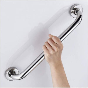 Stainless Steel Bathroom Grab Bar - Set of 2 (39cm & 42cm)