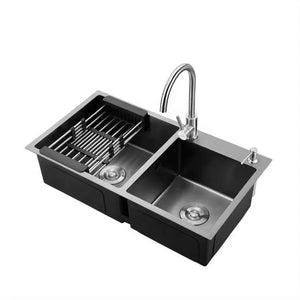 Modern Double Bowl Stainless Steel Kitchen Sink