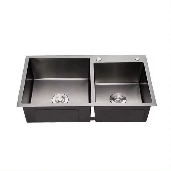 Modern Double Bowl Stainless Steel Kitchen Sink