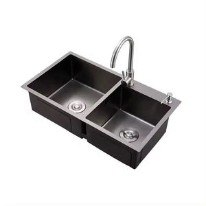 Modern Double Bowl Stainless Steel Kitchen Sink