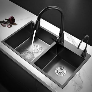 Modern Double Bowl Stainless Steel Kitchen Sink