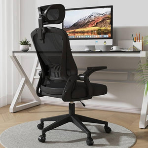 Ergonomic Office Chair with Adjustable Headrest and Lumbar Support