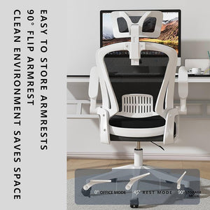 Ergonomic Office Chair with Adjustable Headrest and Lumbar Support