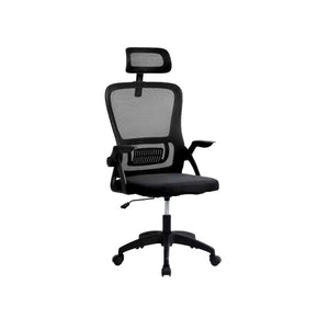 Ergonomic Office Chair with Adjustable Headrest and Lumbar Support