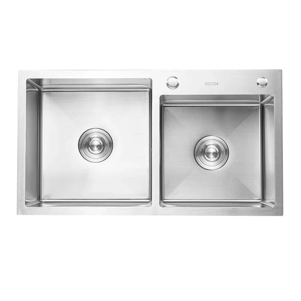 Modern Double Bowl Stainless Steel Kitchen Sink