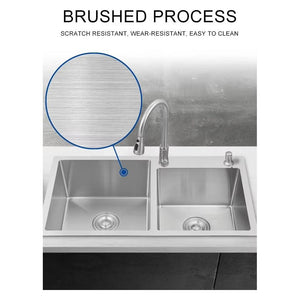 Modern Double Bowl Stainless Steel Kitchen Sink