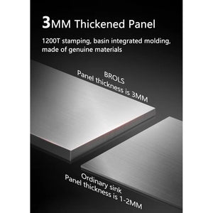 Modern Double Bowl Stainless Steel Kitchen Sink