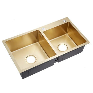 Modern Double Bowl Stainless Steel Kitchen Sink