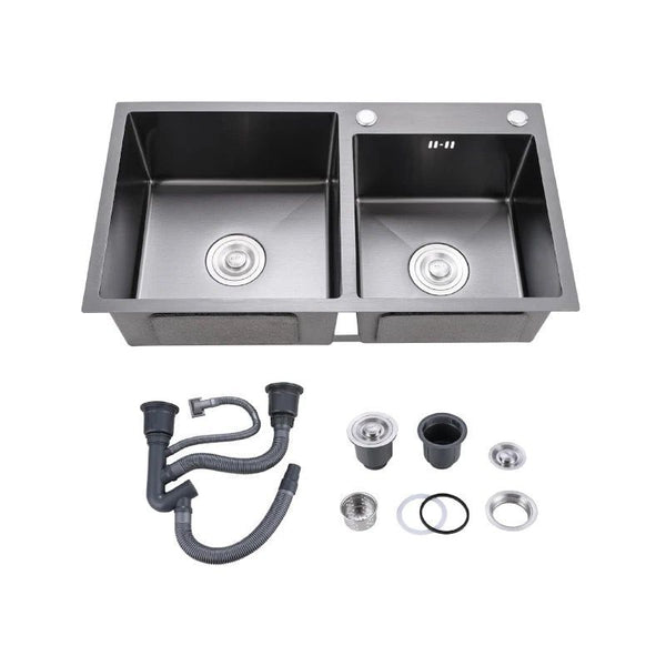 Modern Double Bowl Stainless Steel Kitchen Sink