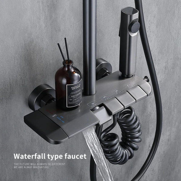Modern Multifunctional Shower System - Rain & Waterfall