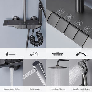 Modern Multifunctional Shower System - Rain & Waterfall