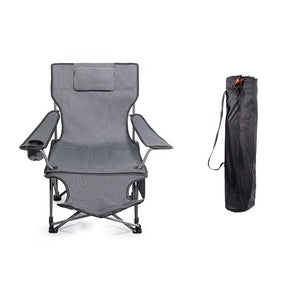 Foldable Reclining Camping Chair with Footrest