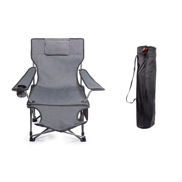 Foldable Reclining Camping Chair with Footrest