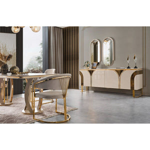 Lumière Velvet Dining Chair