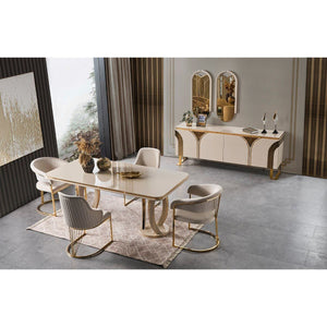 Lumière Velvet Dining Chair