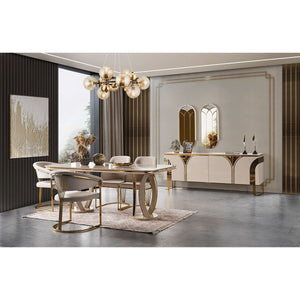 Lumière Velvet Dining Chair