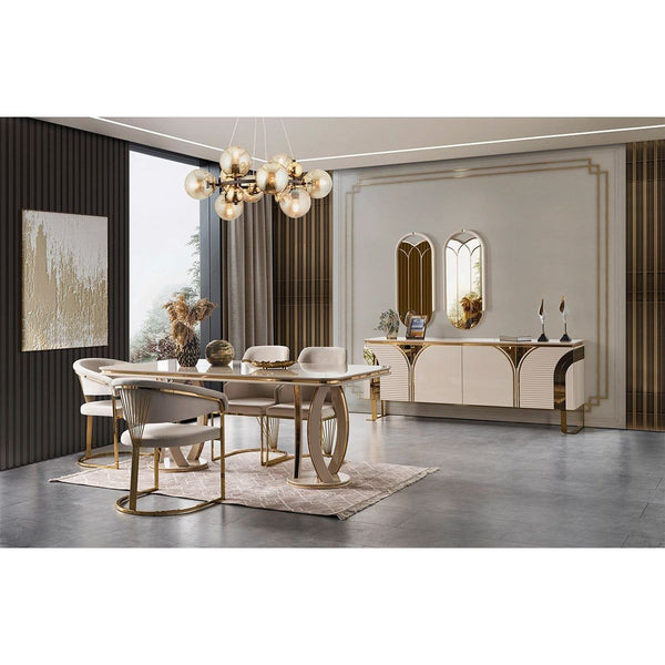 Lumière Velvet Dining Chair