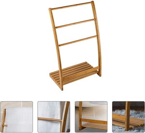 Lumo Bamboo Towel Rack