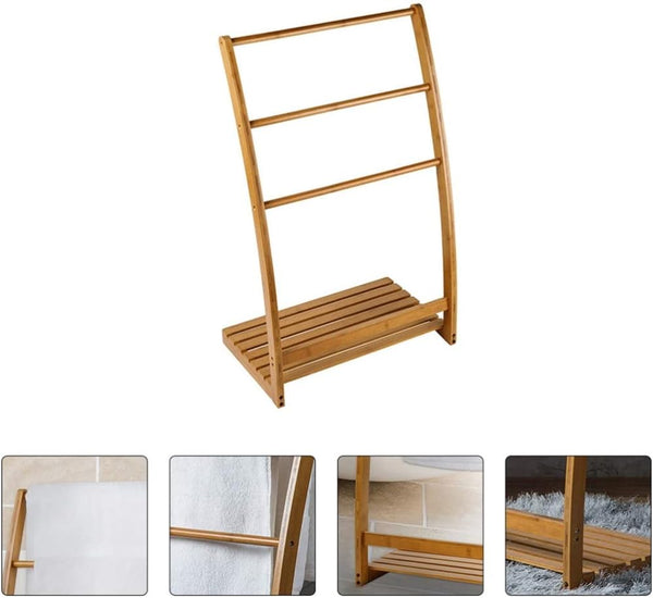 Lumo Bamboo Towel Rack