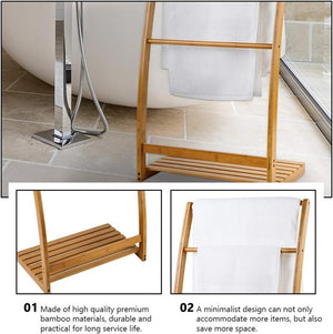 Lumo Bamboo Towel Rack