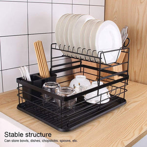 SlateStack 2-Tier Dish Rack