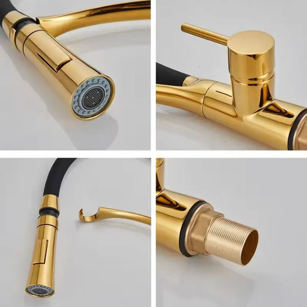 Single Bowl Kitchen Mixer/Tap – Retractable Pull-Out